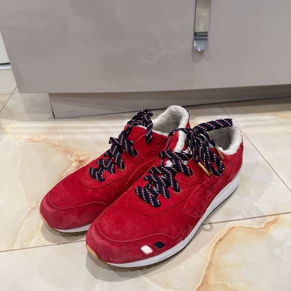 🔥SEND OFFERS🔥2017 Kith × Moncler × Gel Lyte 3 'Red' - Picture 10 of 15
